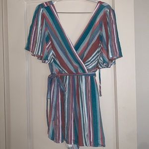 NWT Striped Romper